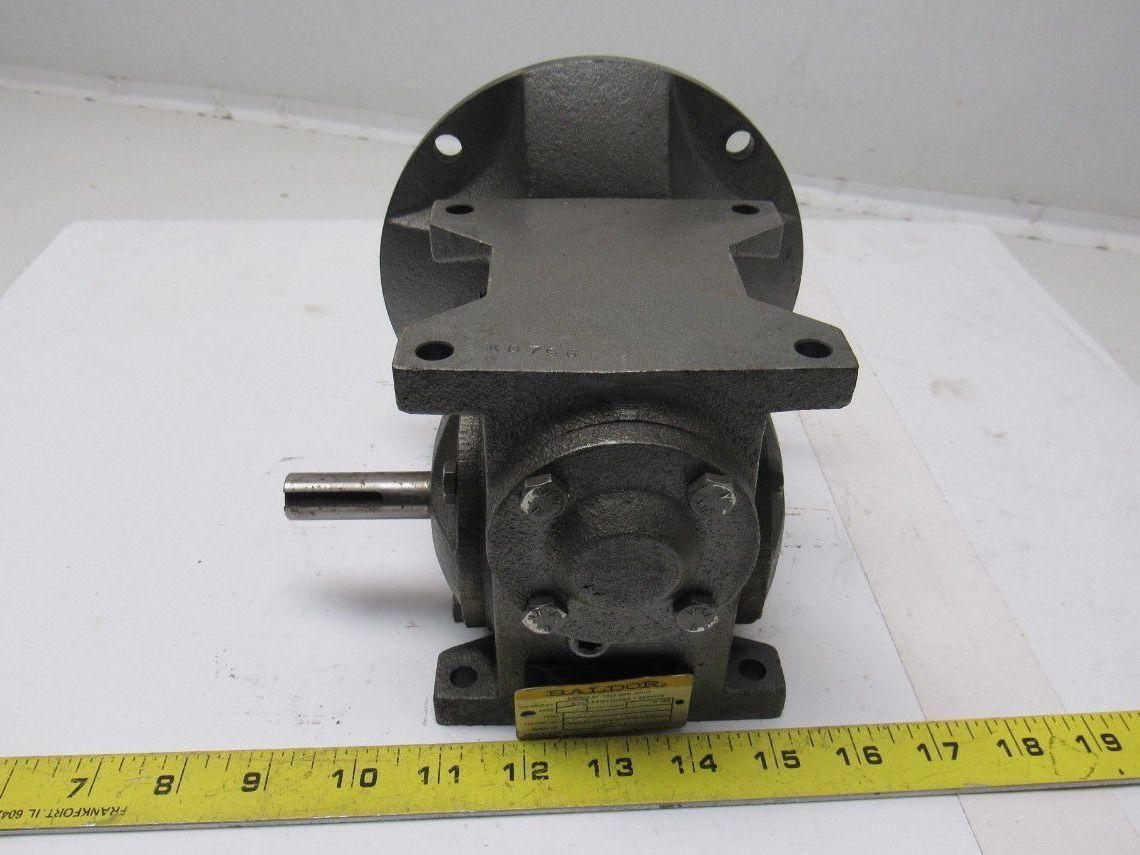 Baldor STF-135-15-A-A 15:1 Ratio 0.46hp Worm Gear Box Speed Reducer 56C