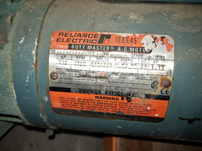 Dodge Reliance 056WM16A50 50:1 Gearbox Speed Reducer W/1/2HP 230/460V Motor