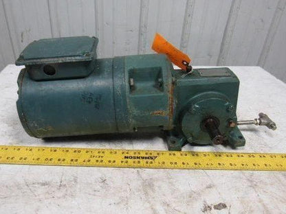 Dodge Reliance 056WM16A50 50:1 Gearbox Speed Reducer W/1/2HP 230/460V Motor