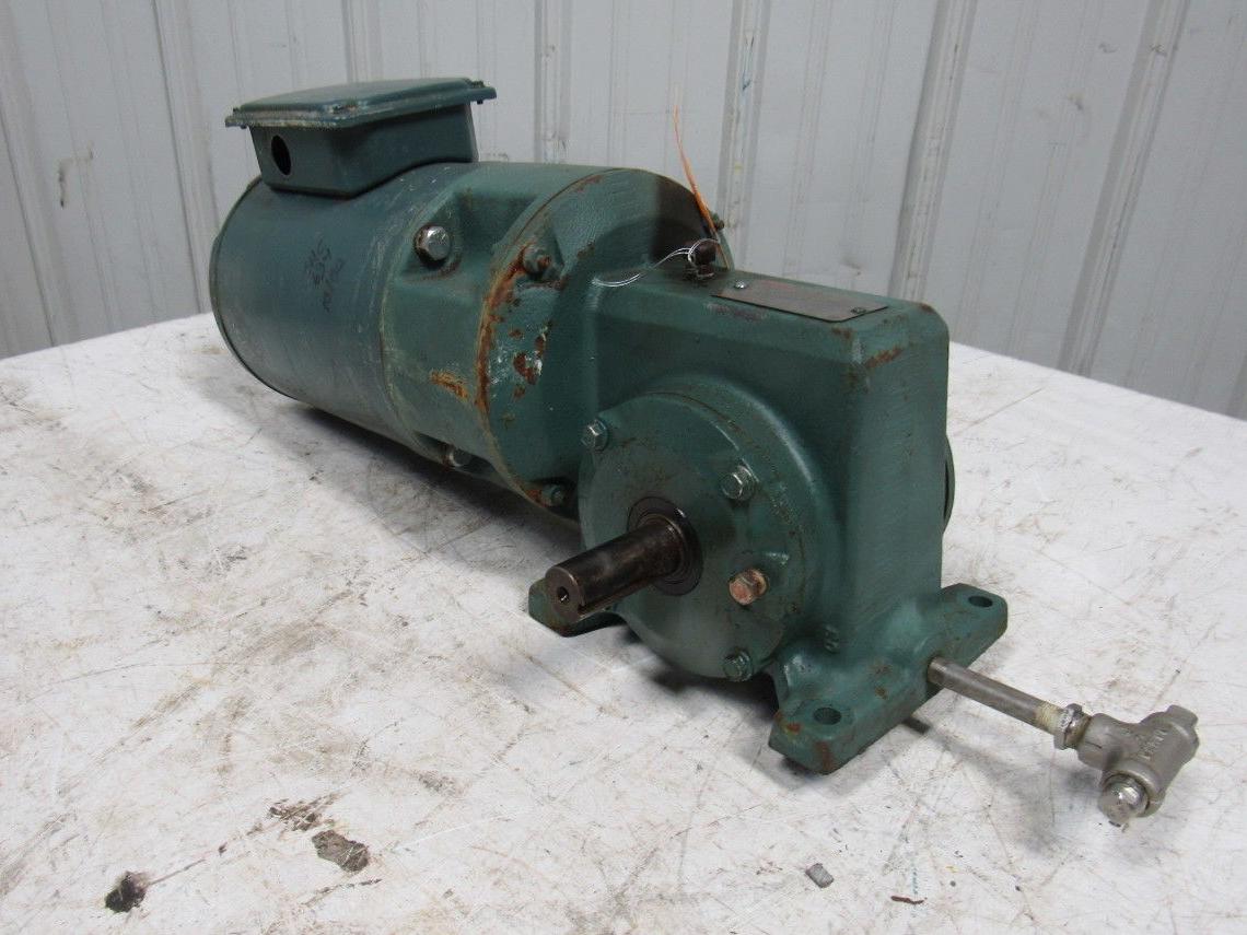 Dodge Reliance 056WM16A50 50:1 Gearbox Speed Reducer W/1/2HP 230/460V Motor