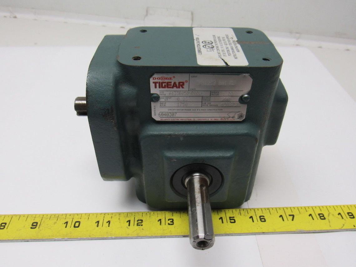 Dodge Tigear A133B050N000LK Gear Box Speed Reducer 5:1 Ratio
