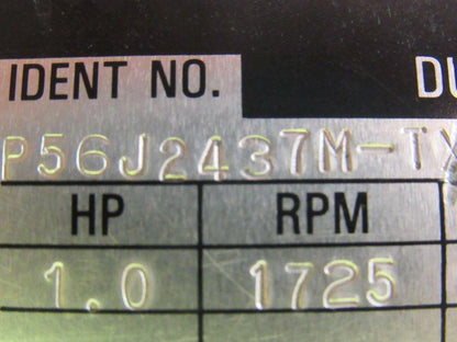 Reliance Electric P56J2437M-TX 1HP 3PH 208-230/460V 1725RPM Motor