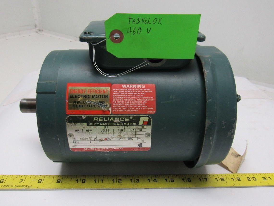 Reliance Electric B77R4981N-WS 3PH 208-230/460V 1725RPM Motor