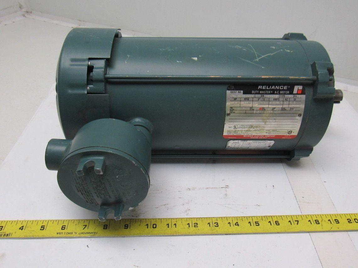 Reliance Electric B79J3055M-WY 1HP 3PH 230/460V 1730RPM Hazardous Motor