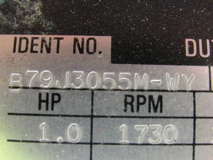 Reliance Electric B79J3055M-WY 1HP 3PH 230/460V 1730RPM Hazardous Motor