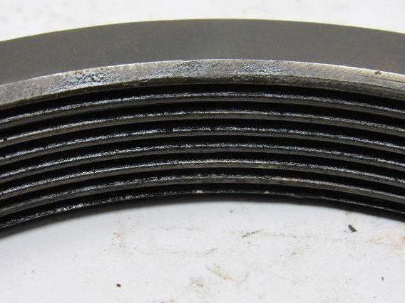 AN 32 Bearing Locknut Thread Size: 6.284-8" Outside Dia  8-1/16