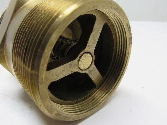 Fisher D138 LP-Gas Single Back Fill Valve W/2 x 2-1/4 (MNPT x ACME) Connections