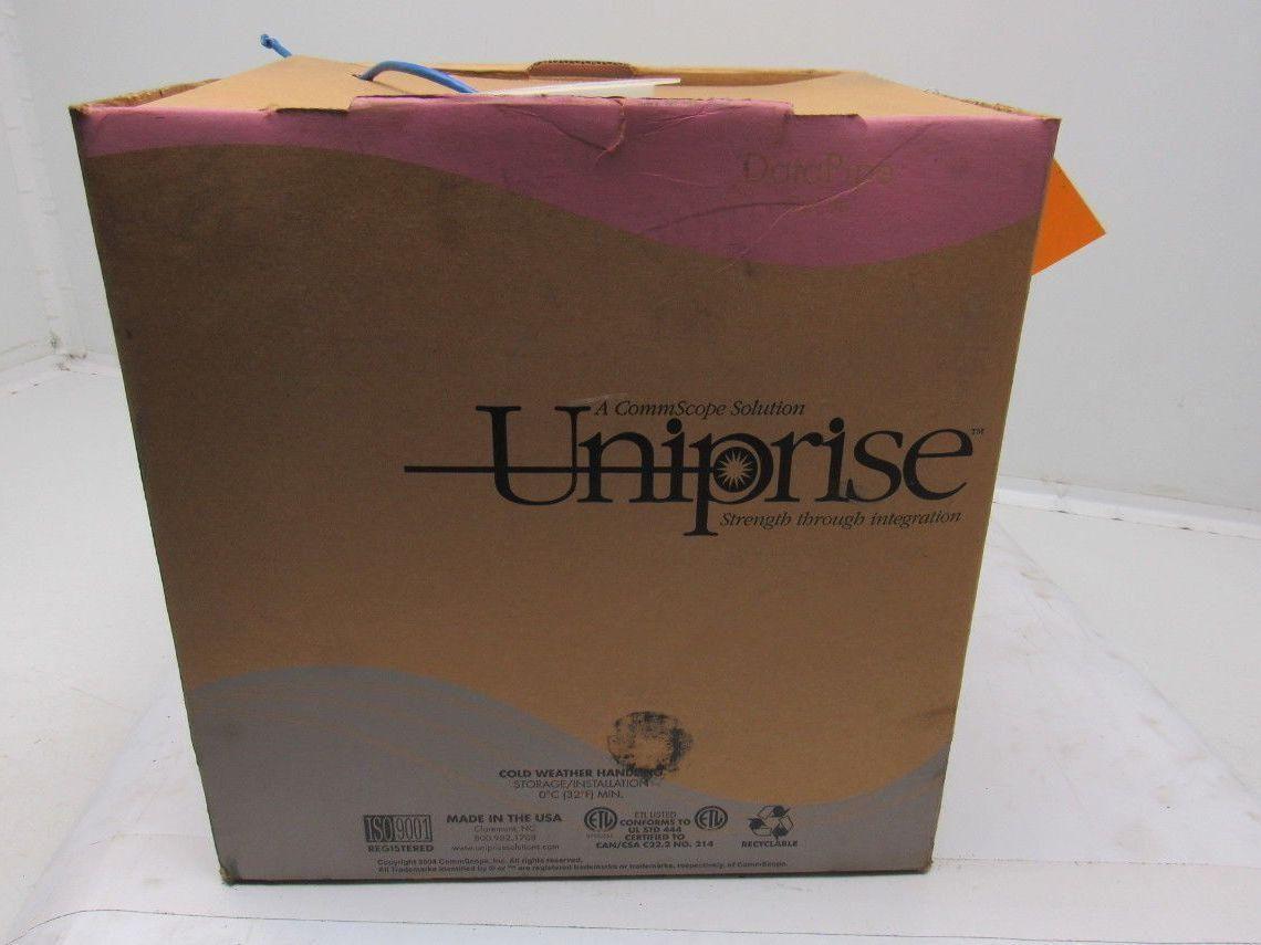 Uniprise 5ENP4P24-BL-P-CMS-PV Cat 5e Non-Plenum 4-Pair U/UTP Cable Blue 3048'