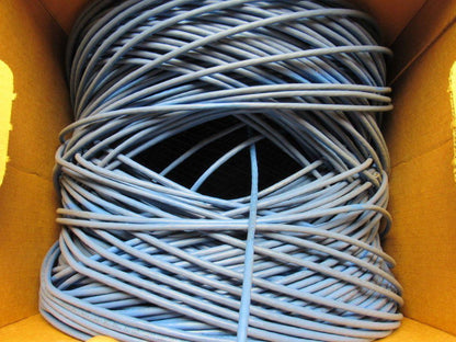 Uniprise 5ENP4P24-BL-P-CMS-PV Cat 5e Non-Plenum 4-Pair U/UTP Cable Blue 3048'