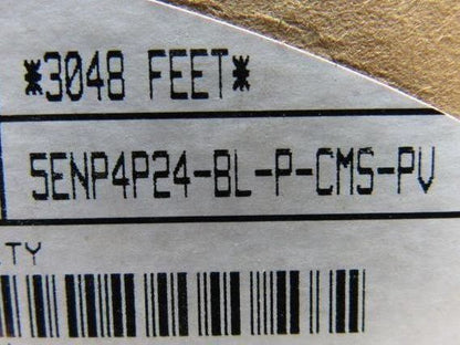 Uniprise 5ENP4P24-BL-P-CMS-PV Cat 5e Non-Plenum 4-Pair U/UTP Cable Blue 3048'