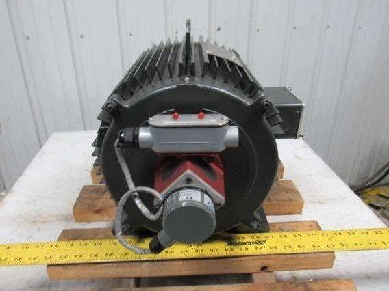 Lincoln Electric AN4S10TC61Q15 10HP 3PH 1775RPM Electric Motor W/Encoder 256 TC