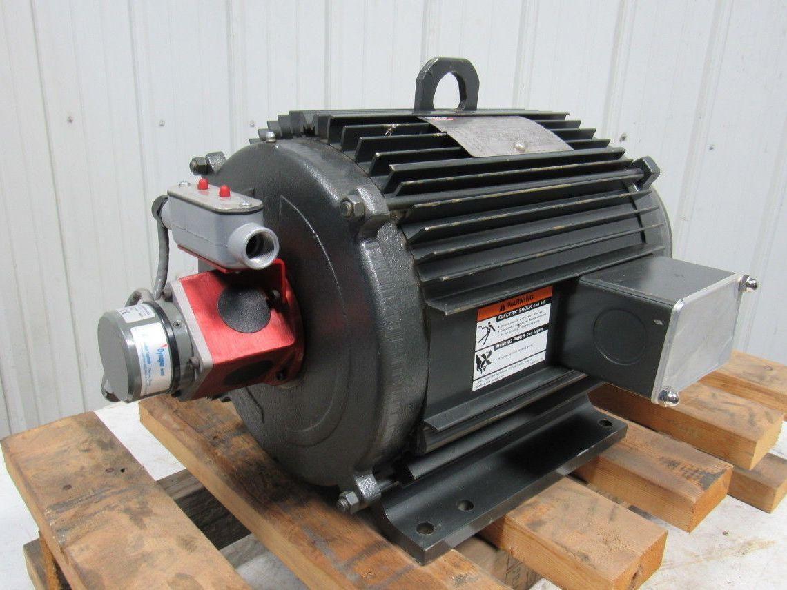 Lincoln Electric AN4S10TC61Q15 10HP 3PH 1775RPM Electric Motor W/Encoder 256 TC