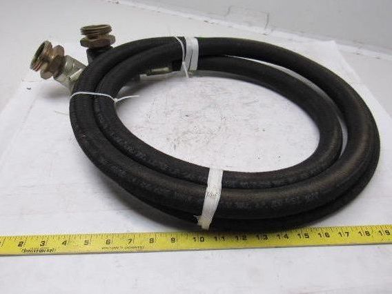 Aeroquip FC321-16 LP .88" ID Gas Hose 10' W/Fisher 2-1/4" M233 Male Fittings