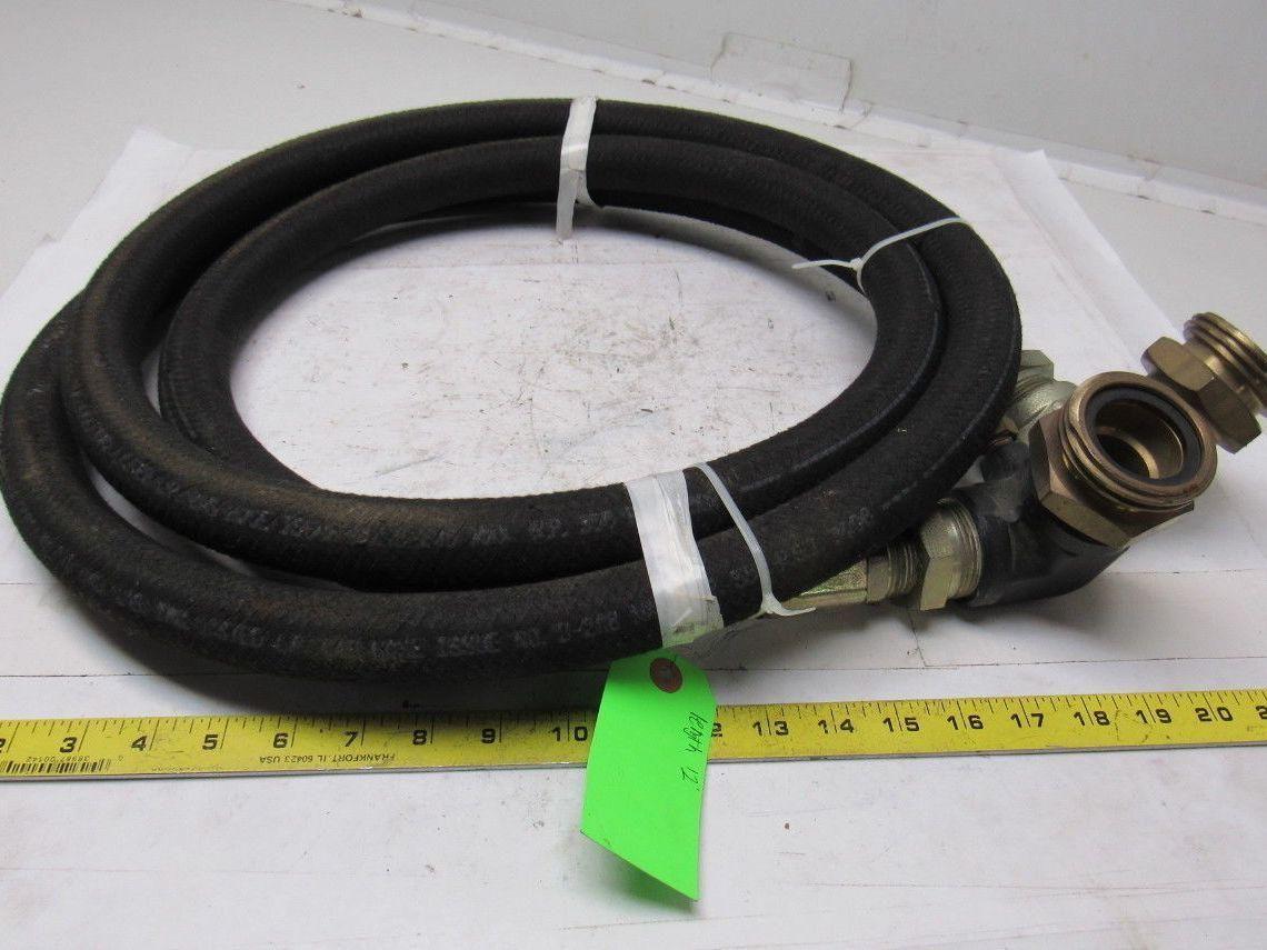 Aeroquip FC321-16 LP .88" ID Gas Hose 10' W/Fisher 2-1/4" M233 Male Fittings