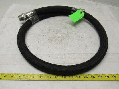 Weatherhead HO6910 7/8" LP .88" ID Gas Hose 5' W/1" Male Fittings