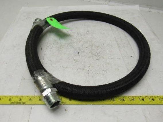 Weatherhead HO6910 7/8" LP .88" ID Gas Hose 5' W/1" Male Fittings