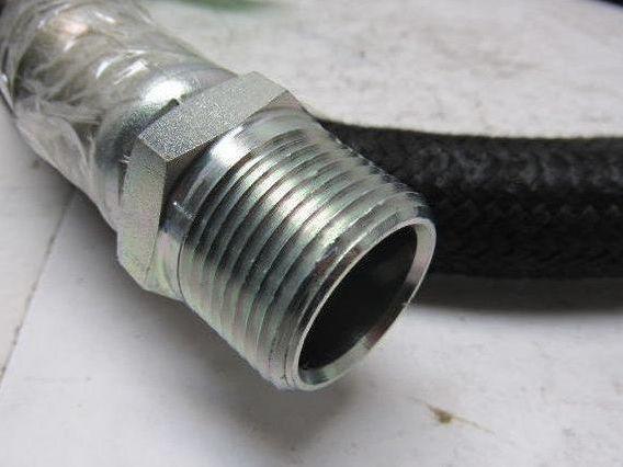 Weatherhead HO6910 7/8" LP .88" ID Gas Hose 5' W/1" Male Fittings