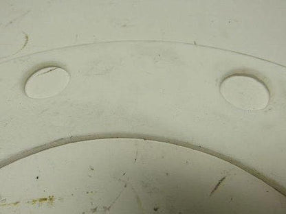 PTFE Size 6 Pipe Gaskets W/8 Bolt Holes 6-5/8" ID X 1/8" Thick