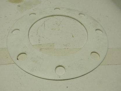 PTFE Size 6 Pipe Gaskets W/8 Bolt Holes 6-5/8" ID X 1/8" Thick