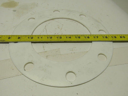 PTFE Size 6 Pipe Gaskets W/8 Bolt Holes 6-5/8" ID X 1/8" Thick