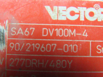 SEW-EURODRIVE SA67 DV100M-4 Gearmotor 20:1 Ratio 3HP 277/480V 1-3/16" Hollow