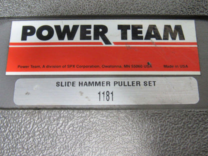 Power Team 1181 Slide Hammer Kit Some Parts Missing
