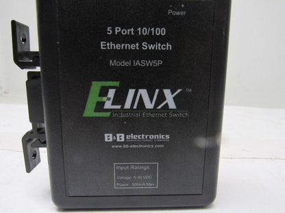 B&B Electronics IASW5P 5 Port Industrial Ethernet Switch