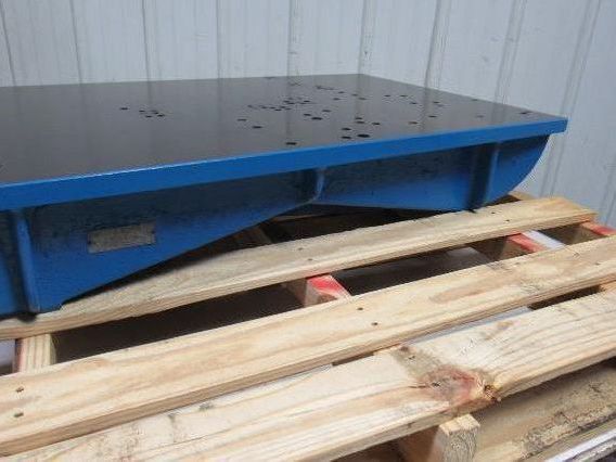 Machine Products 40"x24"x6-1/2" Vintage Cast Iron Weld Assembly Layout Tabletop