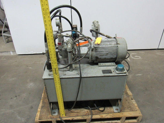 DENISON EATON 5 HP 27 GALLON Hydraulic Power Unit W/ Extras ! See Description