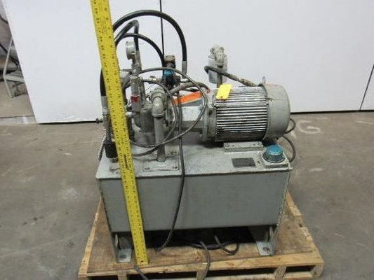 DENISON EATON 5 HP 27 GALLON Hydraulic Power Unit W/ Extras ! See Description