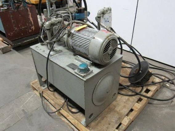 DENISON EATON 5 HP 27 GALLON Hydraulic Power Unit W/ Extras ! See Description