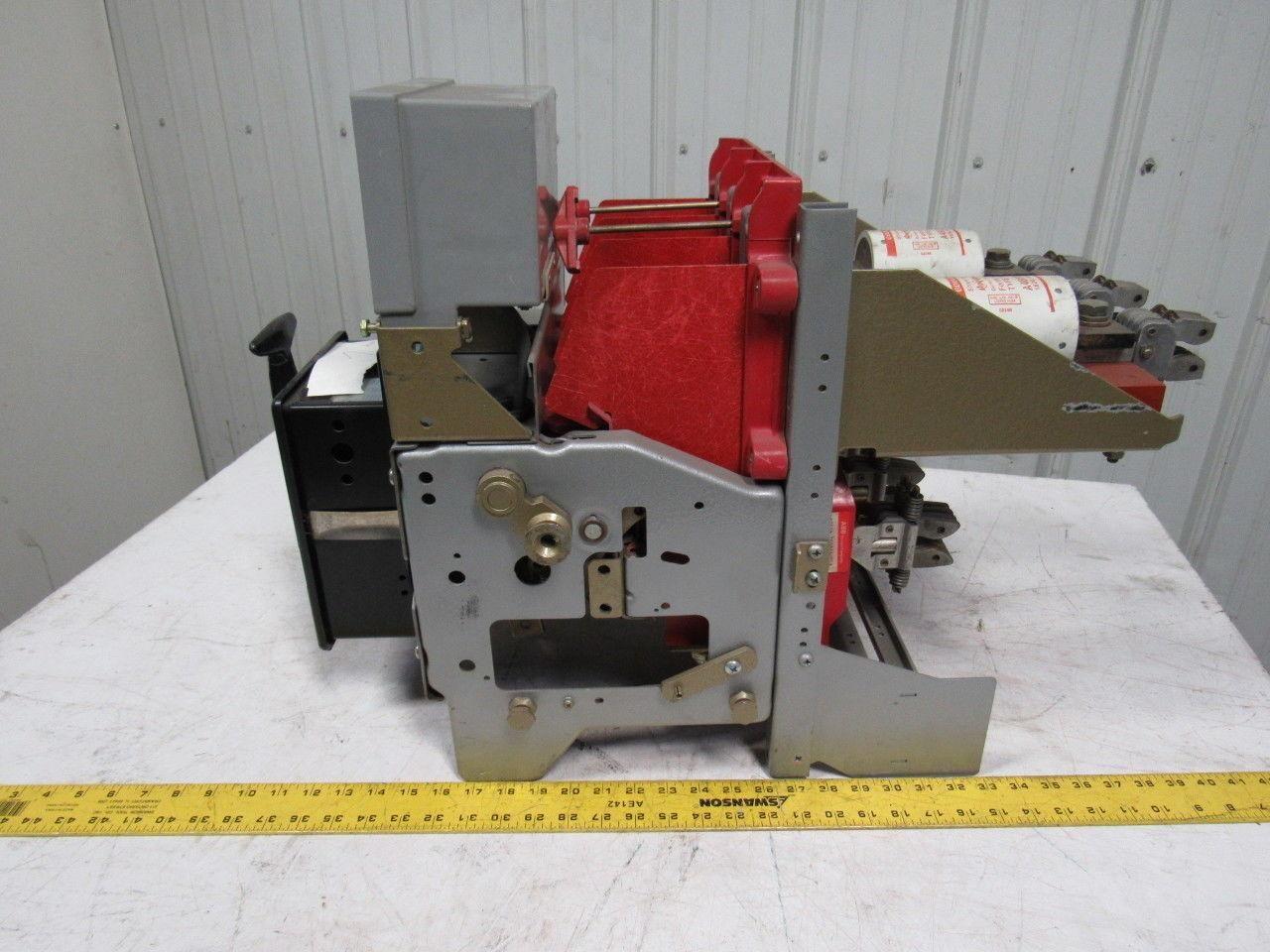 ABB Fused Circuit Breaker 1200A Max W/ABB 609902-T502 Solid State Trip Type SS