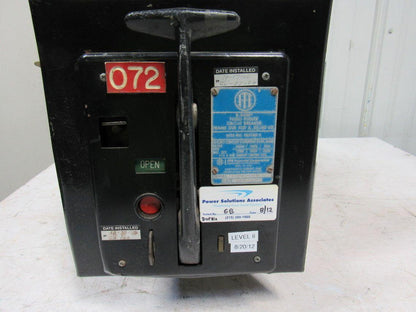 ITE Fused Circuit Breaker 2000A Max W/ABB 609902-T502 Solid State Trip Type SS
