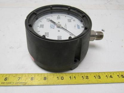 Wika 23X.34 Pressure Gauge 0-160PSI, 1/2" NPT Stainless Connection SIZE 4-1/2"