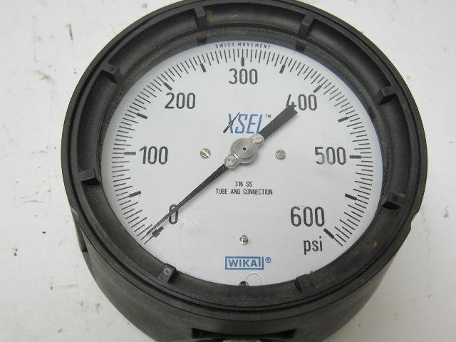 Wika 23X.34 Pressure Gauge 0-160PSI, 1/2" NPT Stainless Connection SIZE 4-1/2"