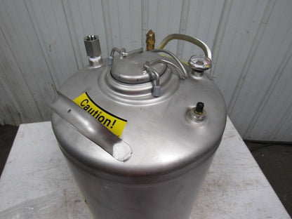 ENCON SAFETY 13 GALLON S.S. Pressurized Portable Eyewash Station