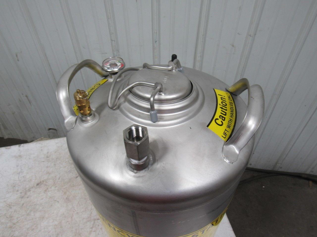 ENCON SAFETY 13 GALLON S.S. Pressurized Portable Eyewash Station