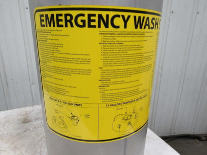 ENCON SAFETY 13 GALLON S.S. Pressurized Portable Eyewash Station