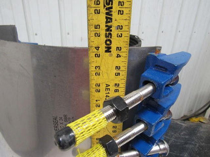 POWERSEAL PIPELINE PROD 312216C240AA-LB 24" Iron Lug Double Panel Clamp S.S.&SBR