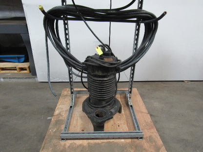 WEIL PUMP A-B 4-260316-5 5HP SUBMERSIBLE Sump Pump W/ Starter , Disc. & 75' Cord