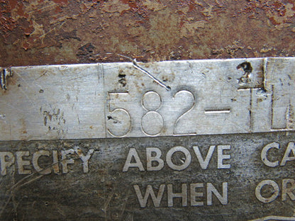 OSTER 582 Pipe & Bolt Threader W/2 Quadversal Die Heads 1/8"-2" 115V On Casters