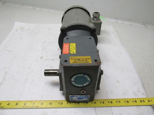 Boston Gear 34K29-872 10:1 Ratio 1/2HP 3PH 208-230/460V Gearmotor