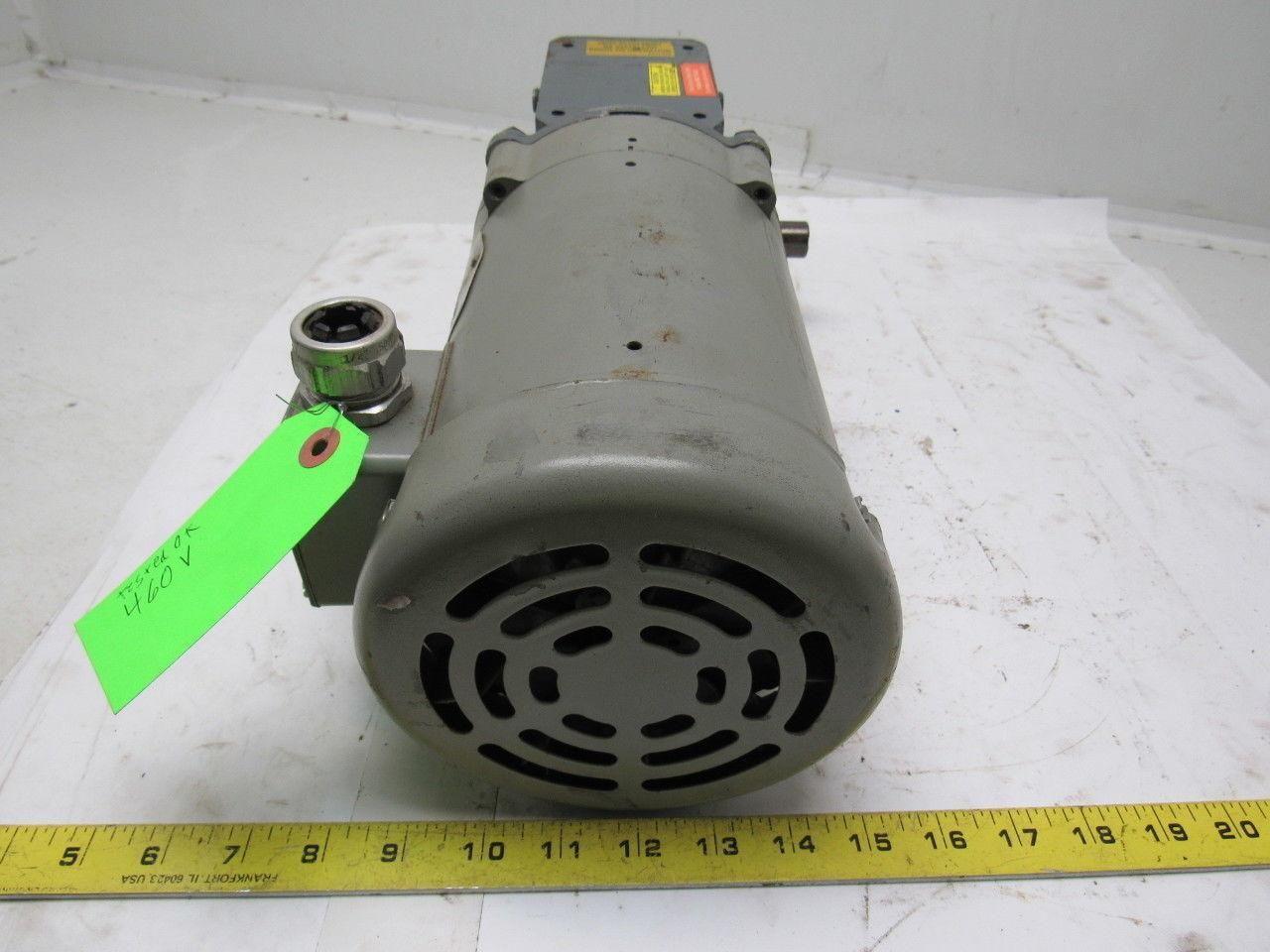 Boston Gear 34K29-872 10:1 Ratio 1/2HP 3PH 208-230/460V Gearmotor