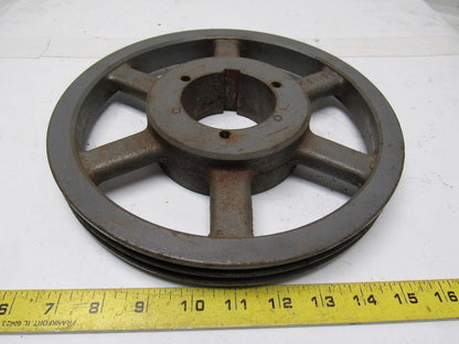 Browning 3Q3V106 2 Groove Split Taper Pulley Q1 Bushing 3V Belt