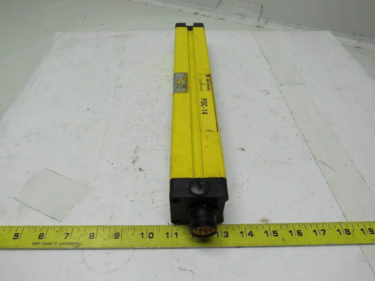 A-B Allen Bradley 440L-R4B0300N POC-14 Safety Light Curtain Receiver 12" height