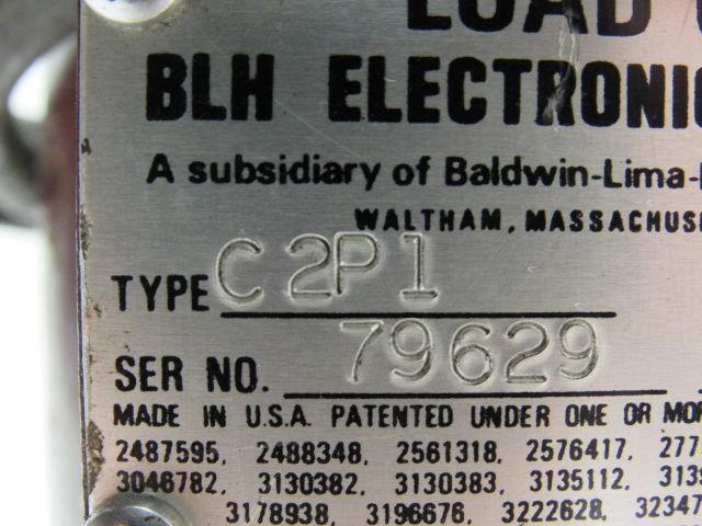 BLH Electronics C2P1 Compression Load Cell 50,000 Lb Capacity 50K