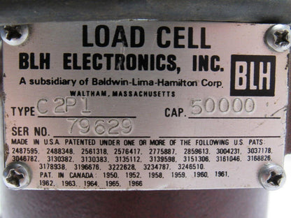 BLH Electronics C2P1 Compression Load Cell 50,000 Lb Capacity 50K