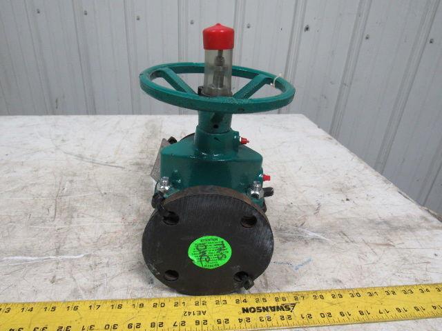 TRU-TECH 2AAAJ-CA-M-2 TRU-FLOW Rubber Diaphragm Manual Valve 2" Flange DI 175PSI