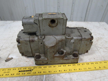 Racine L-30507 3000 PSI 4 Way Hydraulic Solenoid Control Valve 115V Coil