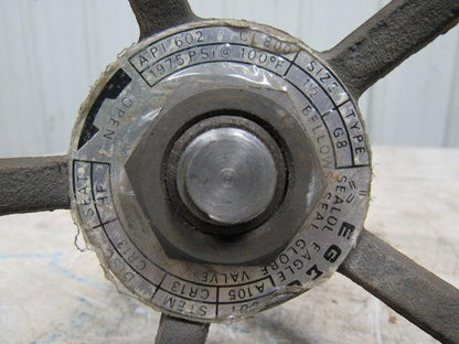 EAGLE BELLOWS 1-1/2" G8 Globe Valve A105 1975PSI@100f